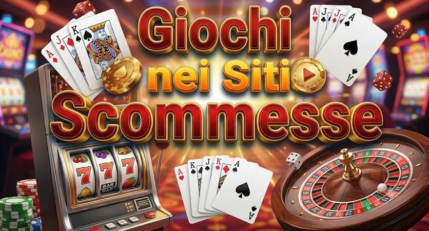 Giochi e slot nei siti scommesse